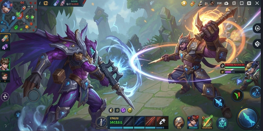 Tampilan gameplay dinamis dan seru dari 33ZK.