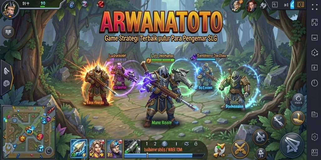 Tampilan gameplay epik ARWANATOTO yang memukau.