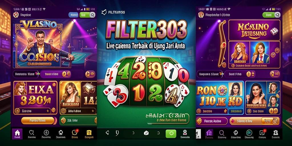Tampilan menarik dari gameplay Live Casino di FILTER303 yang mengasyikkan.