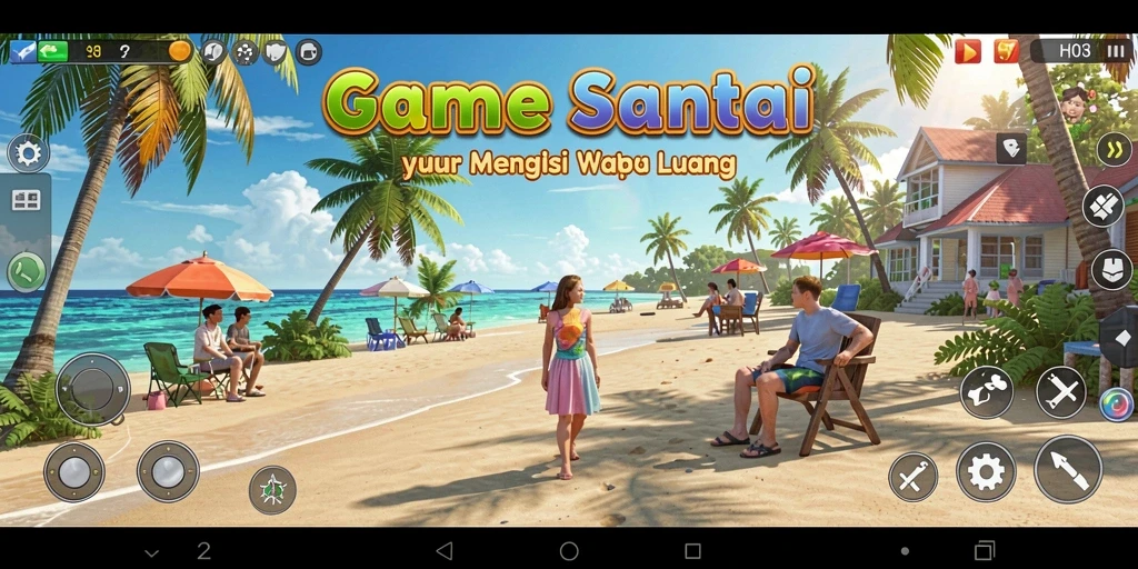 Tampilan menarik dari gameplay H03 yang seru dan penuh warna.