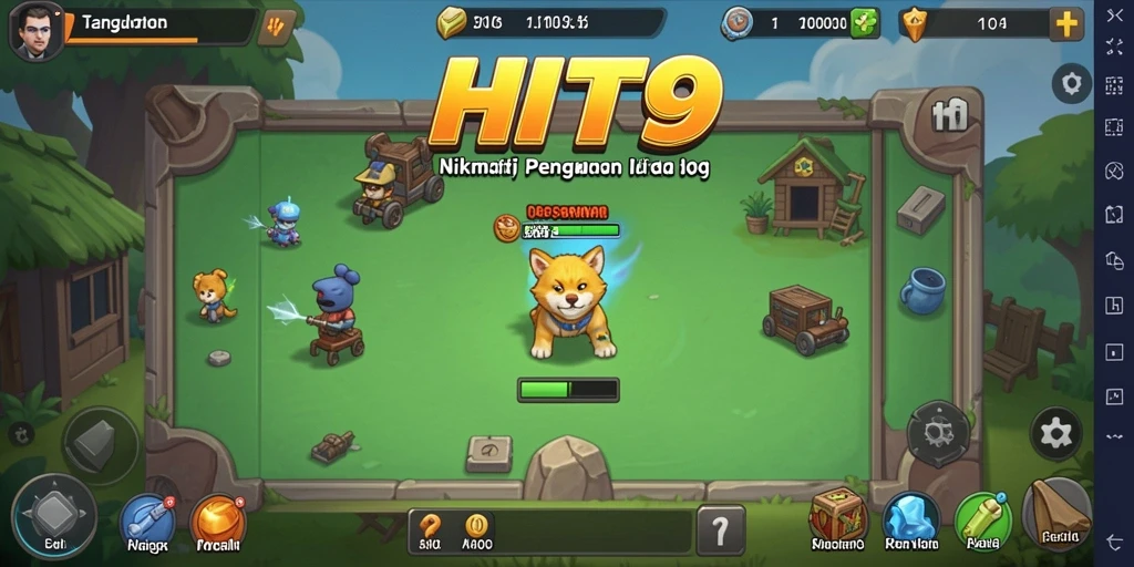 Tampilan menarik dari gameplay HIT9 yang memikat.