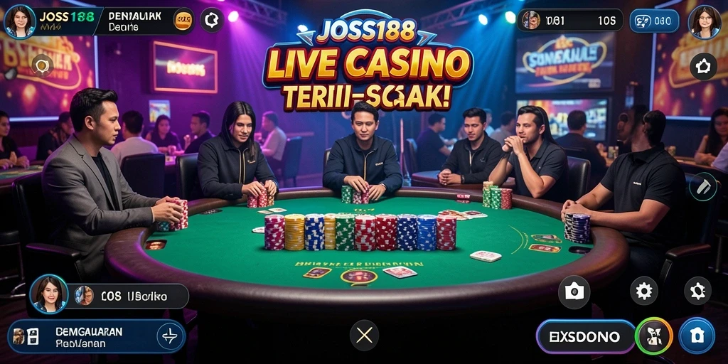 Screenshot gameplay Live Casino JOSS188 yang penuh aksi dan seru.