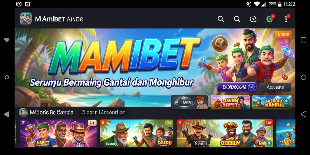 Screenshot MAMIBET menampilkan gameplay yang seru dan menarik.