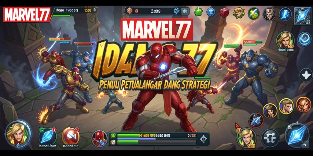 Screenshot utama MARVEL77 menampilkan gameplay Idle yang mendebarkan.