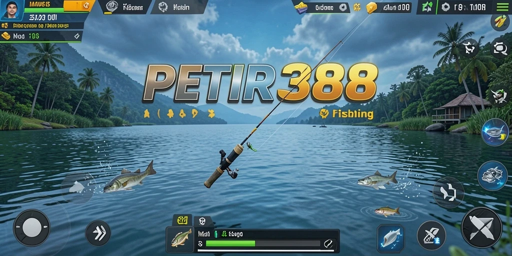 Tampilan screenshot gameplay PETIR388 yang menampilkan pengalaman memancing yang seru.
