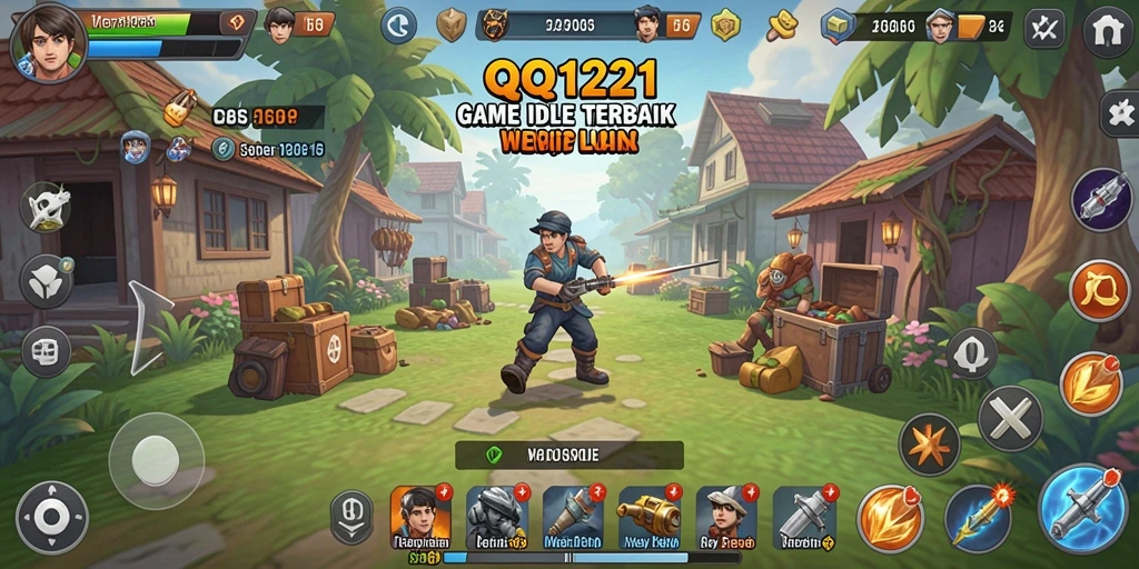 Gameplay santai dan seru dalam QQ1221.