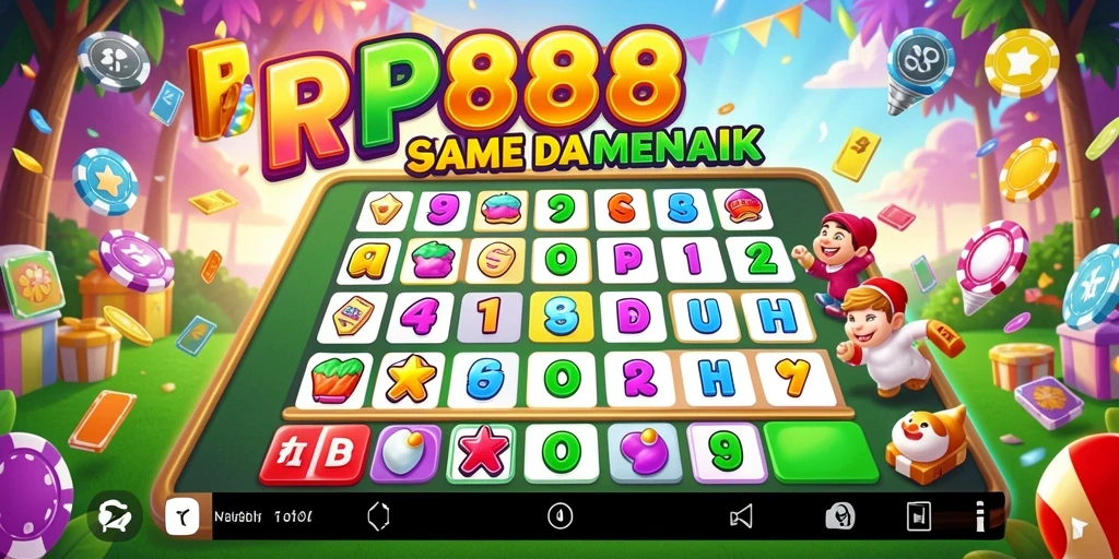 Tangkapan layar utama RP888 menampilkan gameplay seru Bingo.