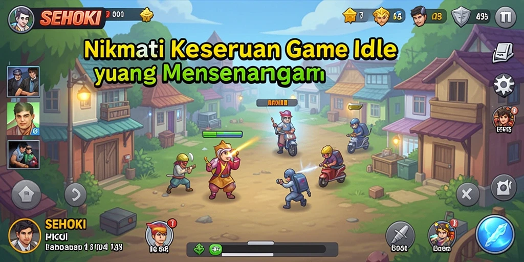 Tampilan grafik SEHOKI yang menarik dalam gameplay Idle.