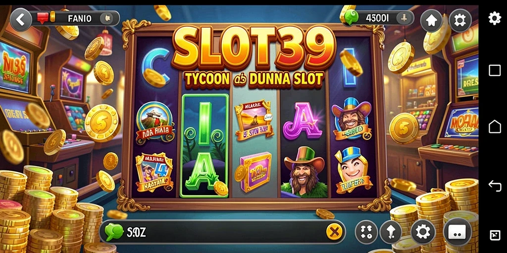 Screenshot menunjukkan gameplay menarik dari SLOT39 dengan desain kasino yang hidup.