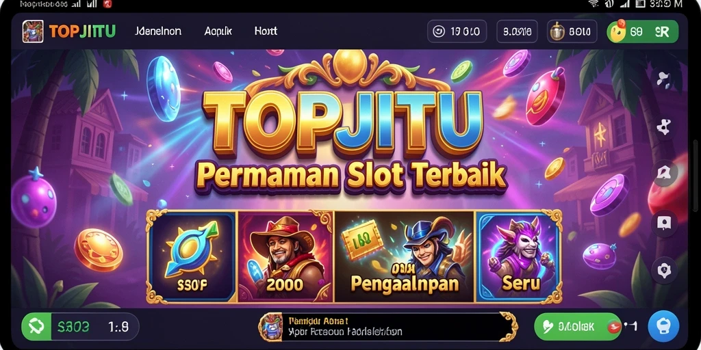 Screenshot utama gameplay slot TOPJITU yang memikat dan seru.