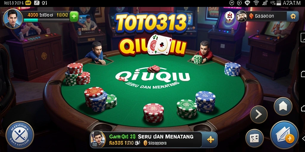 Gameplay QiuQiu yang seru dan interaktif di TOTO313.