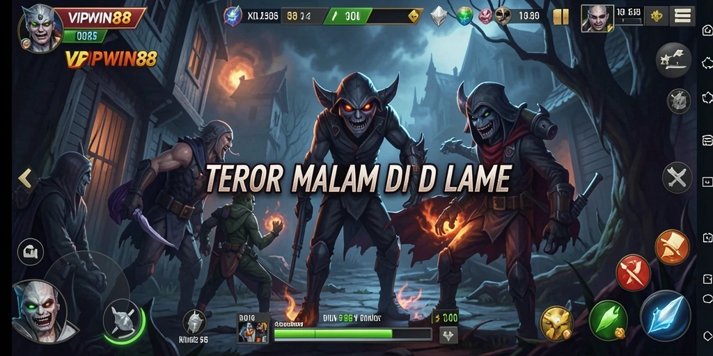 Screenshot yang menampilkan ketegangan gameplay VIPWIN88 di lokasi Horror.