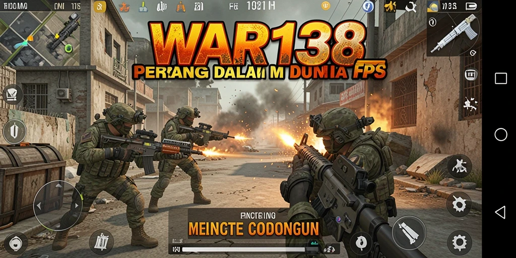 Tampilan gameplay dari pertempuran intens di <strong>WAR138</strong> yang menegangkan.